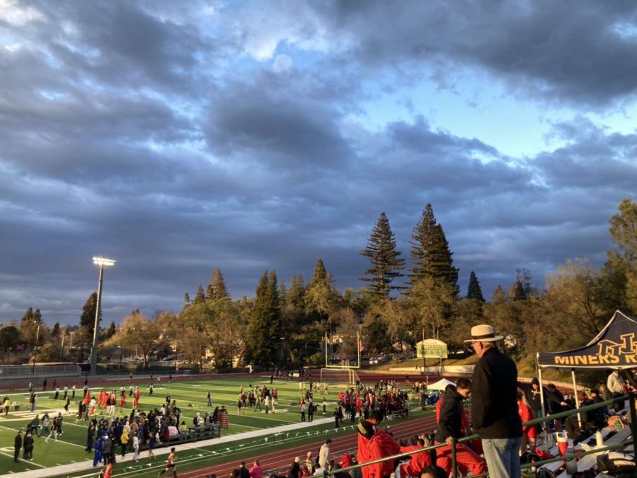 LeFebvre Relay on Placer Highs track