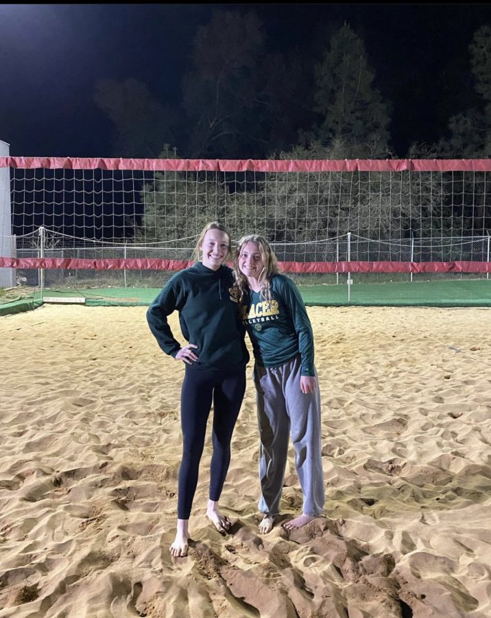 Kirsten Jilot and Kyla Rector after the first tournament